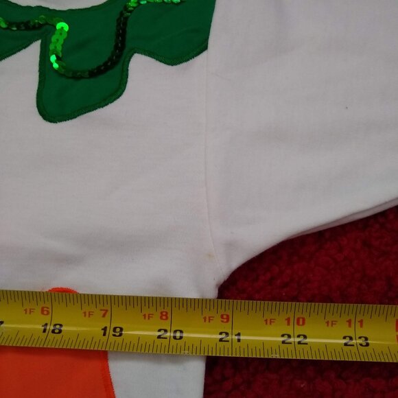 vintage 80s tshirt dress butterfly abstract sequin appliques EUC - Picture 3 of 6